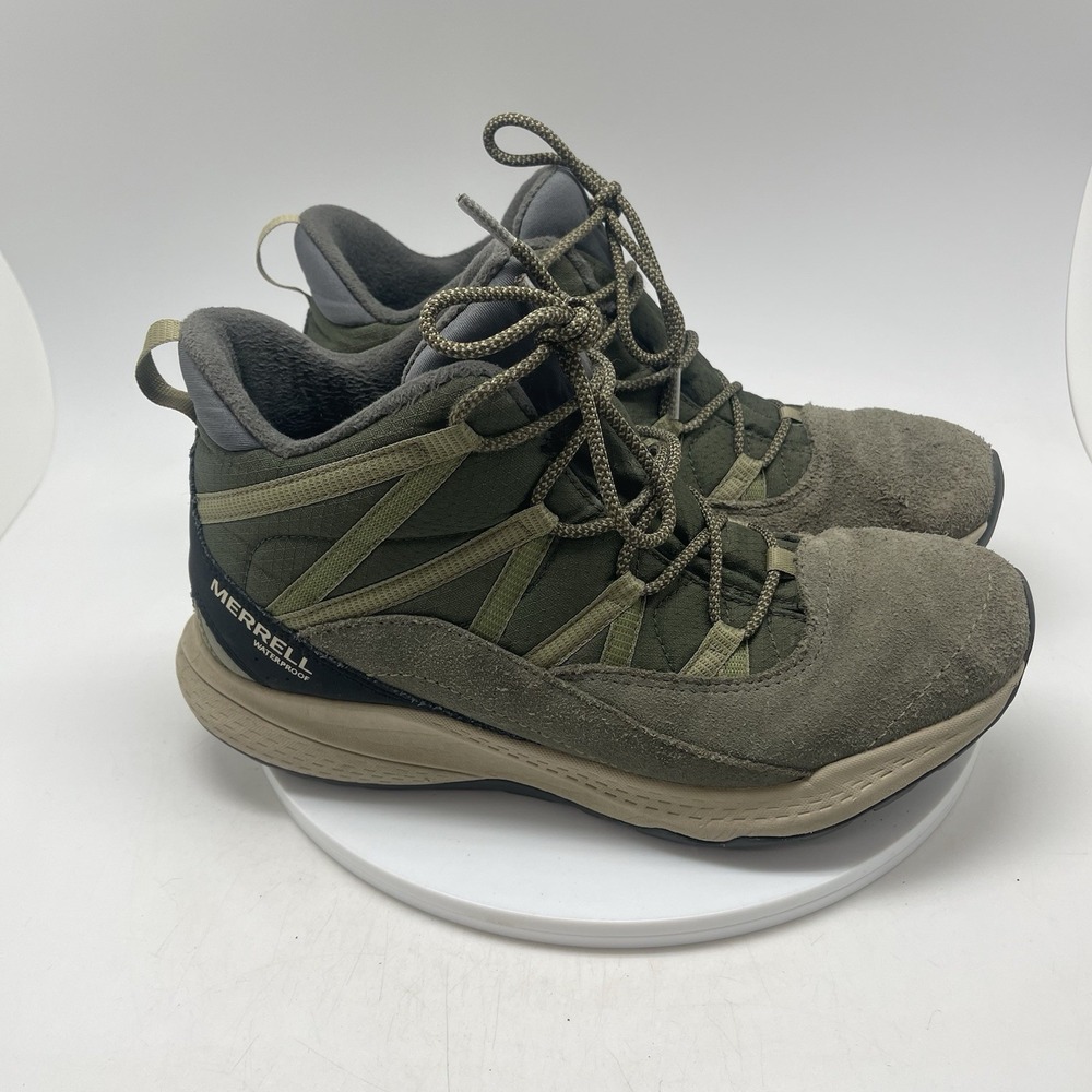 Merrell Boots Womens 11 W Bravada Edge 2 Thermo Demi‎ WP J037454W Green Shoes